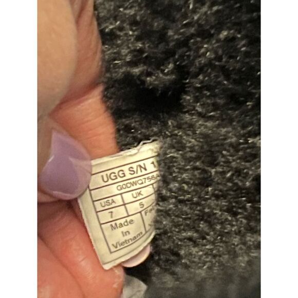 Ugg Nash Genuine Suede Pull On Round Toe Buckle Detail Winter Snow Boots Shoes 7 - Picture 8 of 8